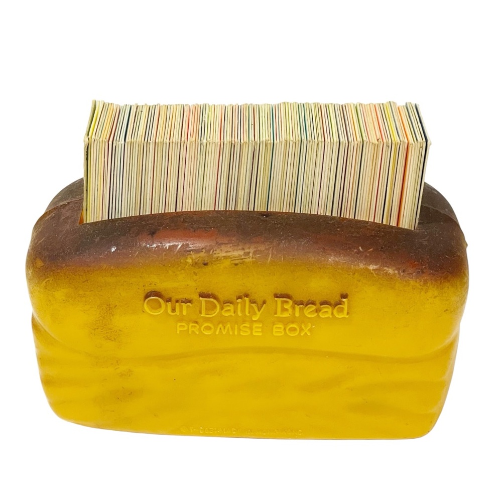Our Daily Bread Promise Box Devotional w/ Scripture Cards Vintage